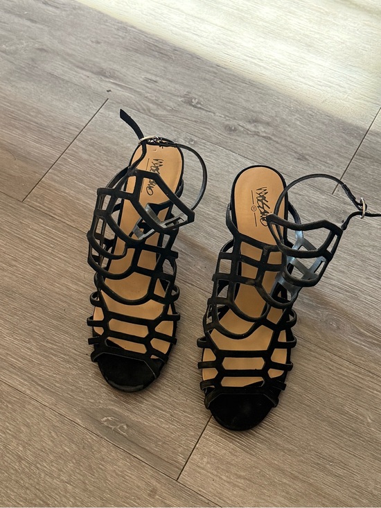 Mossimo Supply Co. Shoes - Black Cage Heel Sandals